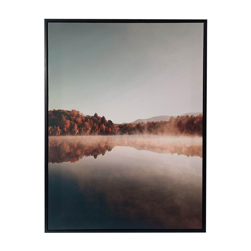 H4Y seinapilt Wally, 60x80cm, maastik järve ääres