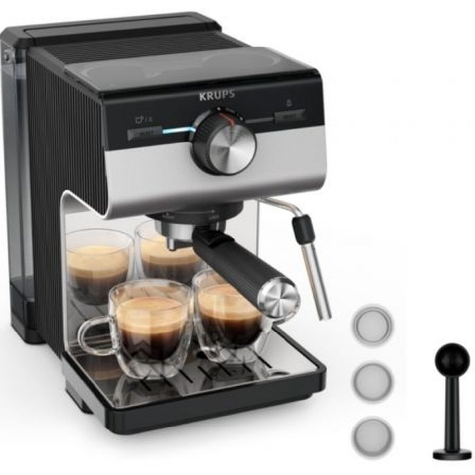 Krups espressomasin manuaalne XP384E10 Hõbedane