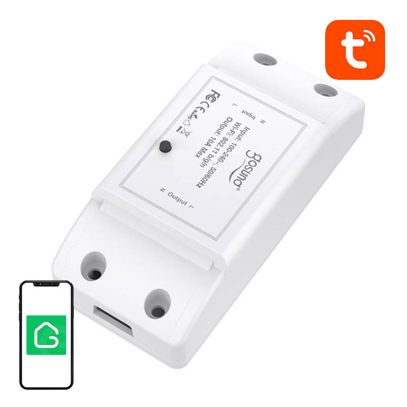 Gosund nutikodu moodul SW3 Smart Switch WiFi, Tuya, valge