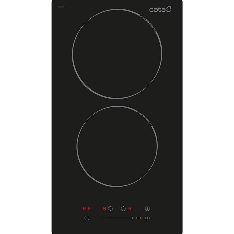 Cata pliidiplaat Hob ISB 3102 BK Induction, Number of burners/cooking zones 2, Slider control, Timer, must