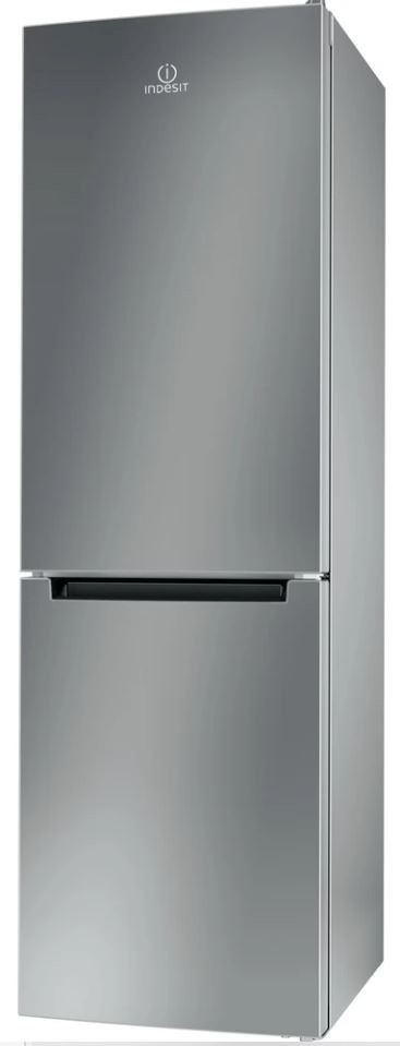 Indesit LI8 S2E S külmik, E, Free-standing, Combi, Height 1.89 m, Net fridge 228 L, Net freezer 111 L, hõbedane