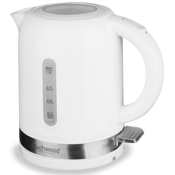 Techwood veekeetja TB-1041 Kettle, 1L, valge