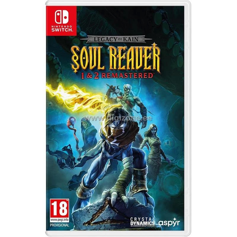 Game Nintendo Switch mäng Legacy of Kain Soul Reaver 1 and 2 Remastered
