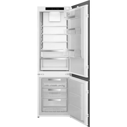 Smeg külmik C9174TN1D integreeritav, 178cm, 186/62 l, 34dB, puutetundlik, Total NoFrost, valge