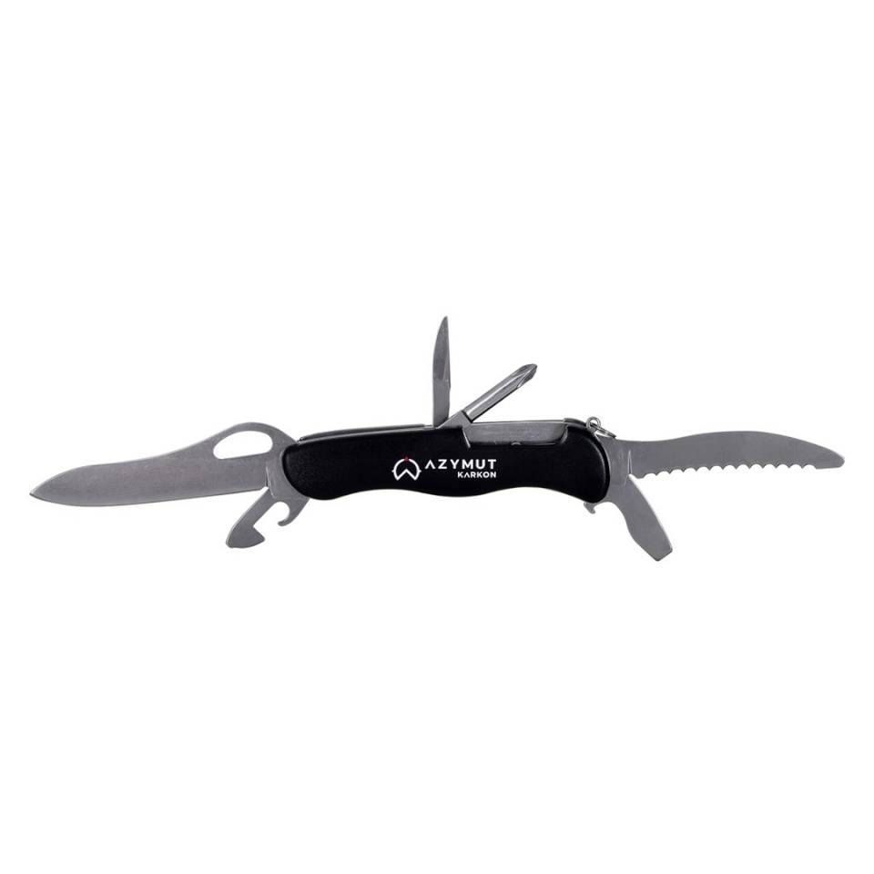 AZYMUT Pocket knife Karkon - 9 tools + belt pouch (HK20018)