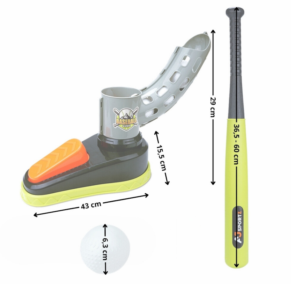 Insportline Laste pesapallikomplekt viskemasinaga