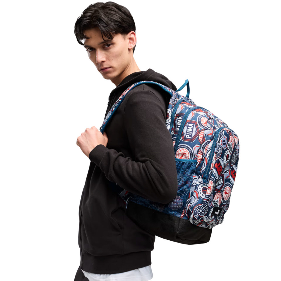 Puma seljakott Academy sinine-punane Aop 91150 27