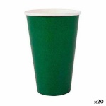Algon klaaside komplekt Ühekordne Papp roheline 10tk 350ml (20tk)