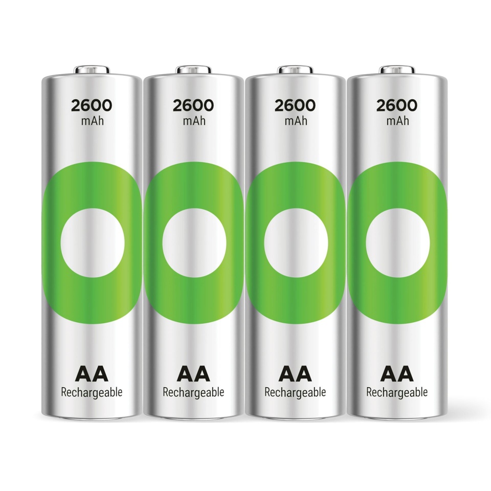 Gp Batteries akud 1x4 ReCyko NiMH AA 2600mAH, high capacity