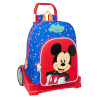 Disney Clubhouse ratastega koolikott Good day sinine 33x42x14cm