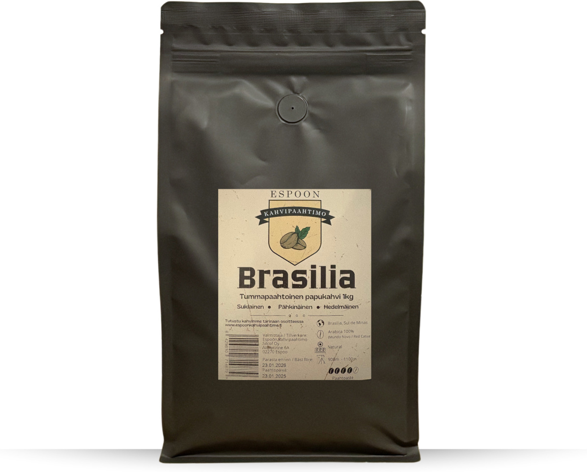 Espoon Coffee Roastery kohvioad Brazil Coffee Beans, 1kg
