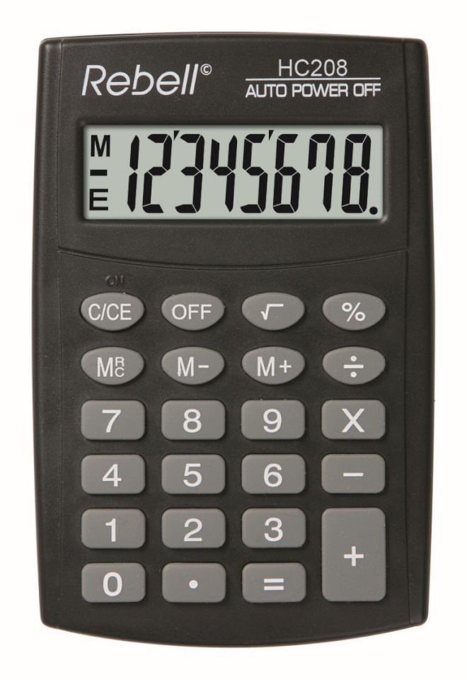 Rebell kalkulaator Pocket HC208