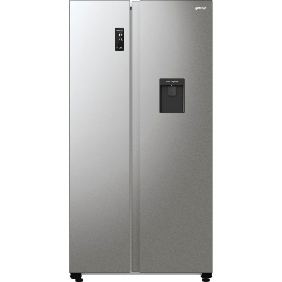 Gorenje külmik NRR9185EAXLWD Side-By-Side, roostevaba teras