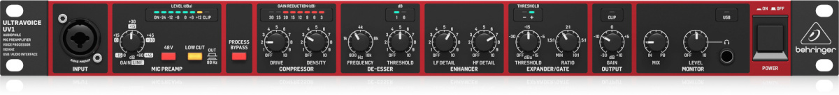 Behringer Ultravoice UV1 mikrofoni eelvõimendi ja USB helikaart