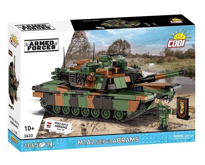 Cobi klotsid M1A2 SEPV3 Abrams 1065 klocków