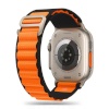 Tech-Protect kellarihm Nylon Pro Apple Watch 42/44/45/49mm Black/Orange, must/oranž