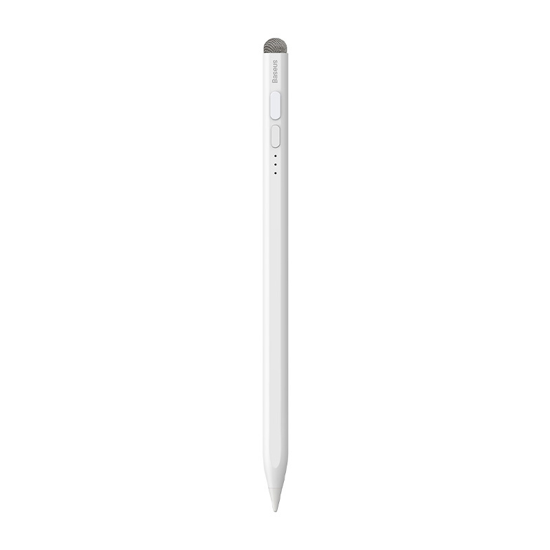 Baseus puutepliiats Smooth Writing Stylus with LED Indicators Active+Passive valge