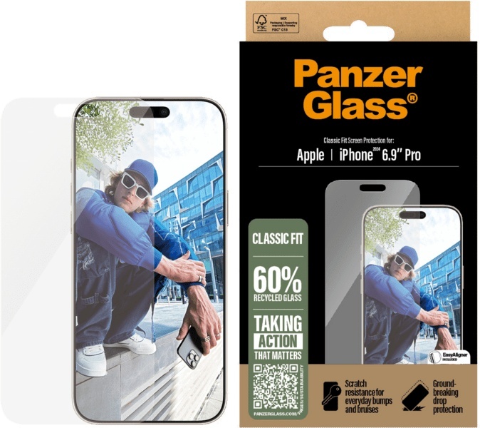 PanzerGlass kaitseklaas Apple iPhone 16 Pro Max Classic Fit Glass by