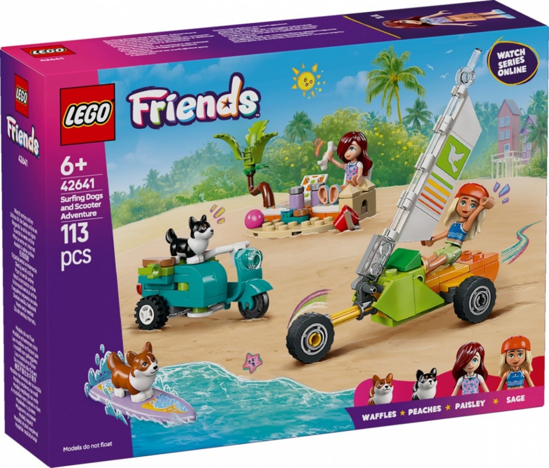 LEGO klotsid 42641 LEGO Friends Strandabenteuer mit Hunden