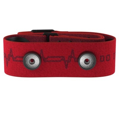 Polar pulsivöö elastikpael Pro Chest Strap for H7/H10 Heart Rate Sensor Text, Red Beat punane, suurus M-XXL