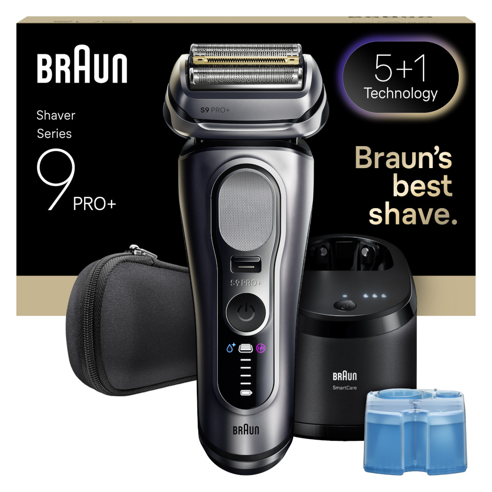 Braun 9667CC Pardel Series 9 PRO+ Clean&Charge / silver