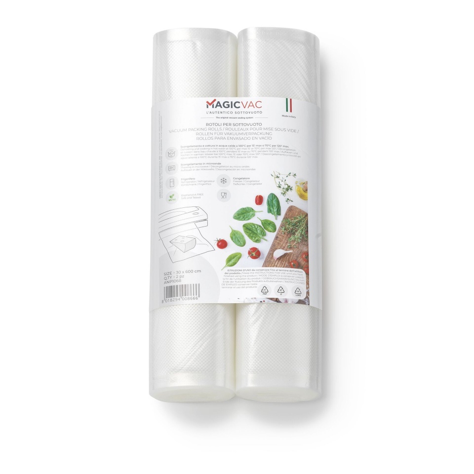 MagicVac vaakumkile Vacuum Sealing Film Rolls 2tk, ANP 30cm x 6m