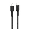 Belkin laadimiskaabel BOOSTCHARGE gefl.Kab. 60W USB-C/USB-C 2m schw.CAB024hq2mBK