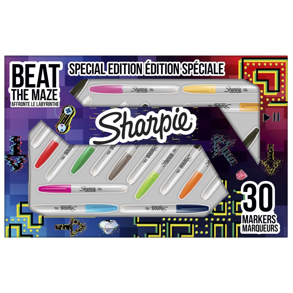 Sharpie markerid 1x30 Markers Special Edition, Maze Game, 30tk