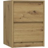Top E Shop öökapp K2 ARTISAN nightstand/bedside table 2 drawers Oak