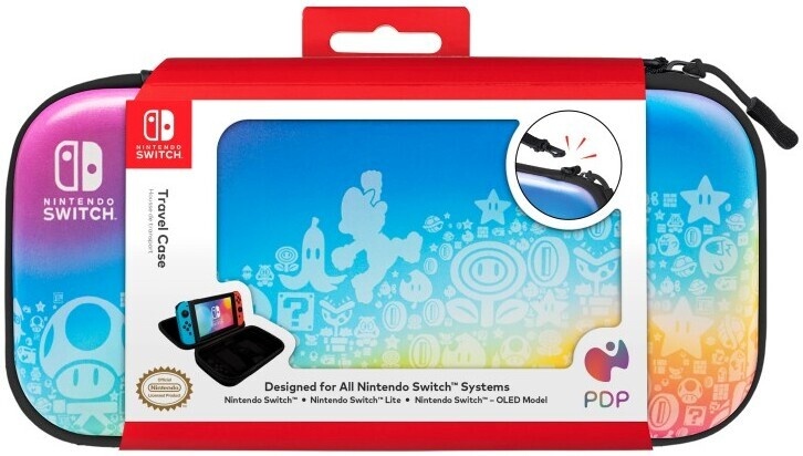 PDP Slim Deluxe Travel Case – Star Spectrum kaitsekott, Switch