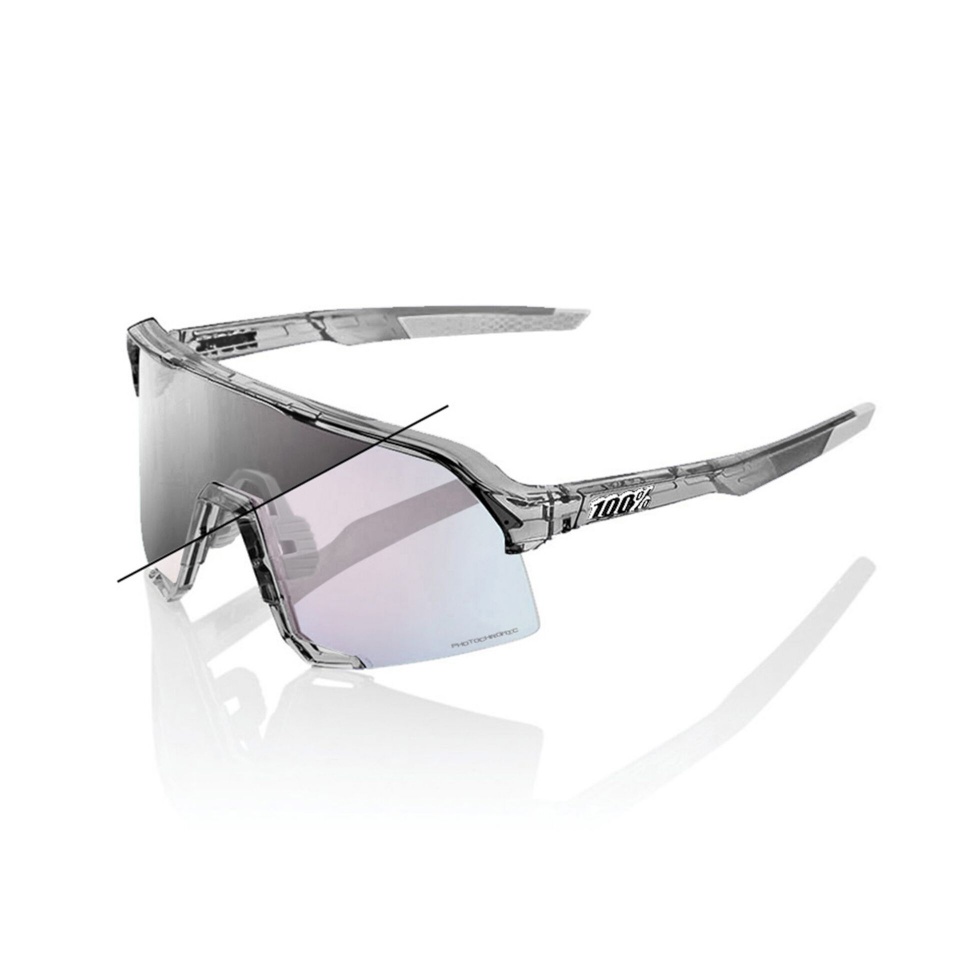 100percent spordiprillid S3 Photochromic roosa kuldne Lens Polished Translucent hall