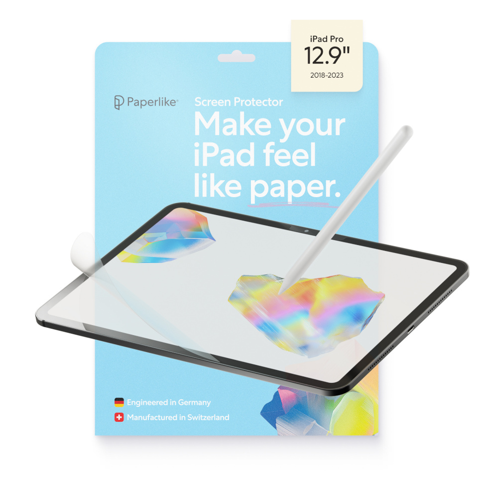 Paberilaadne kaitseklaas Paperlike 3 ekraanikaitse, Apple iPad Pro 12.9", 2 tk