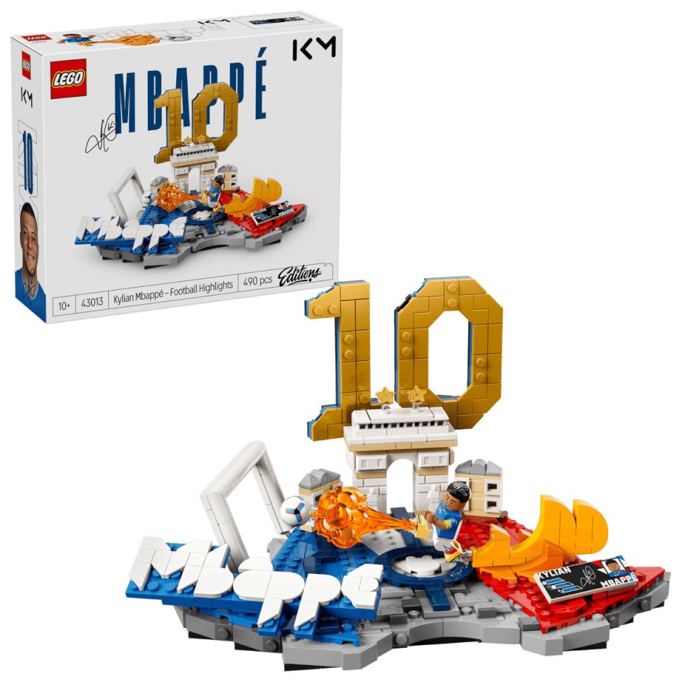 LEGO klotsid Editions Sports 43013 Kylian Mbappé - Soccer Highlights