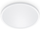 WiZ plafoon SuperSlim, ümmargune, valge, WiFi, 22W, RGB, 2200-6500 K, 2600lm