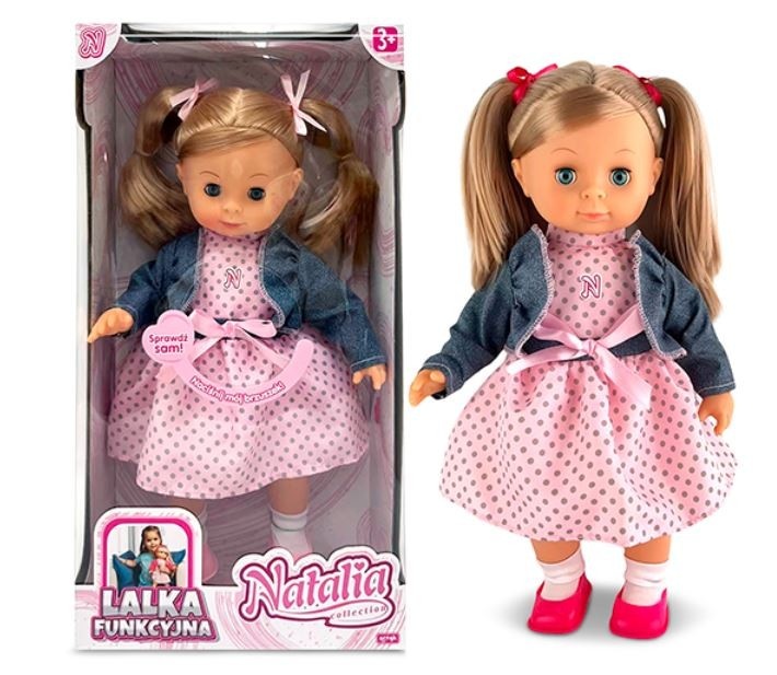 Artyk mängunukk Natalia doll speaks Polish 39 cm