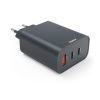 Hama laadija Schnellladegerät PD 65W 2xUSB-C/1xUSB-A, anthrazit 86445