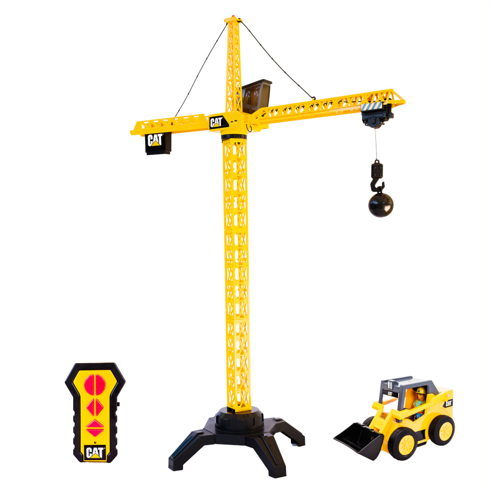 CAT raadioteel juhitav kraana Workforce Jumbo Tower Crane Set (82438) 127cm