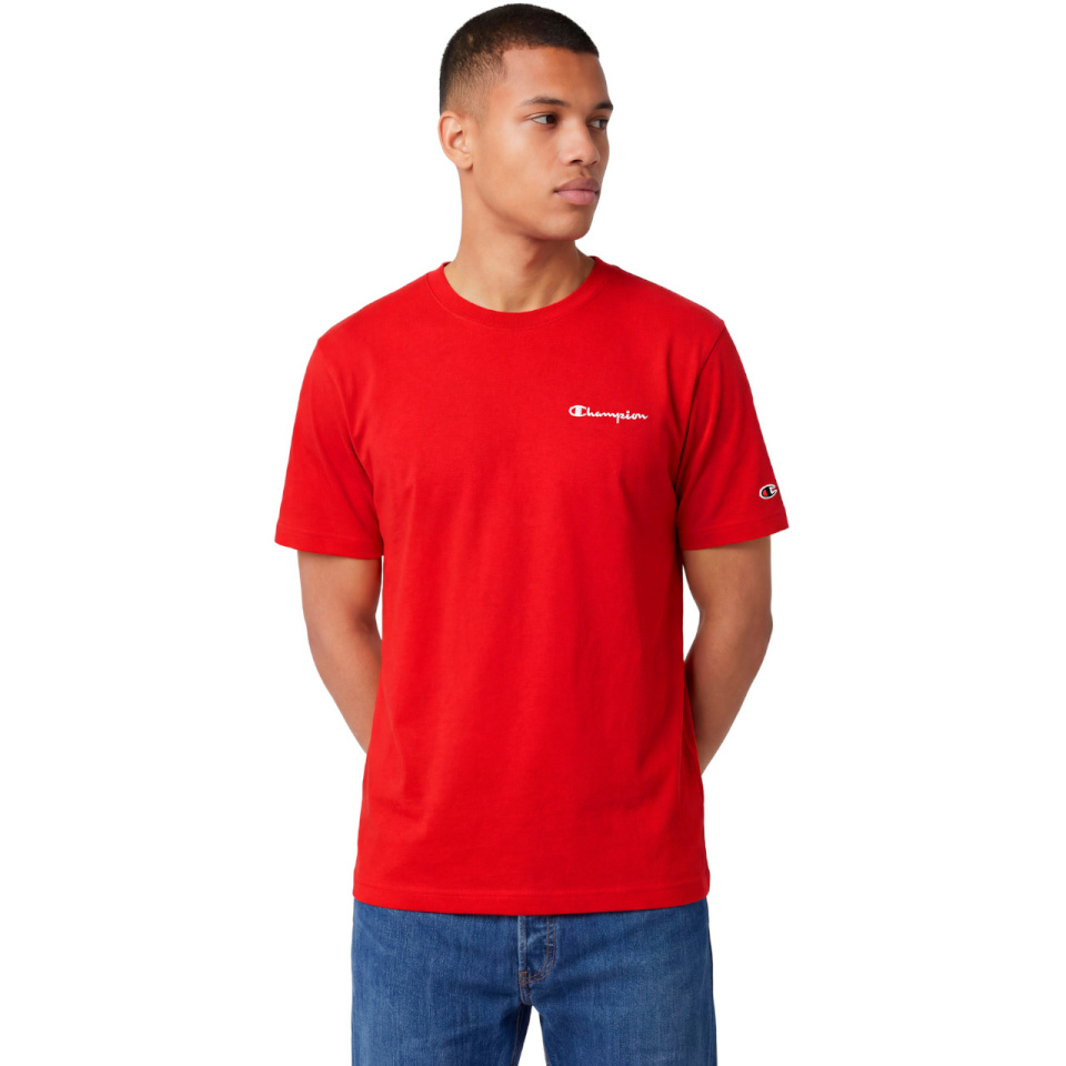 Champion T-särk meestele SS Tee punane 221798 RS067 suurus M