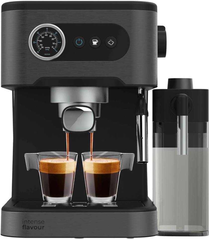 Cecotec kohvimasin Cecotec Coffee machine | Power Espresso 20 Pro Latte | Pump pressure 20 bar | Built-in milk frother | Semi-automatic | must | 1350 W