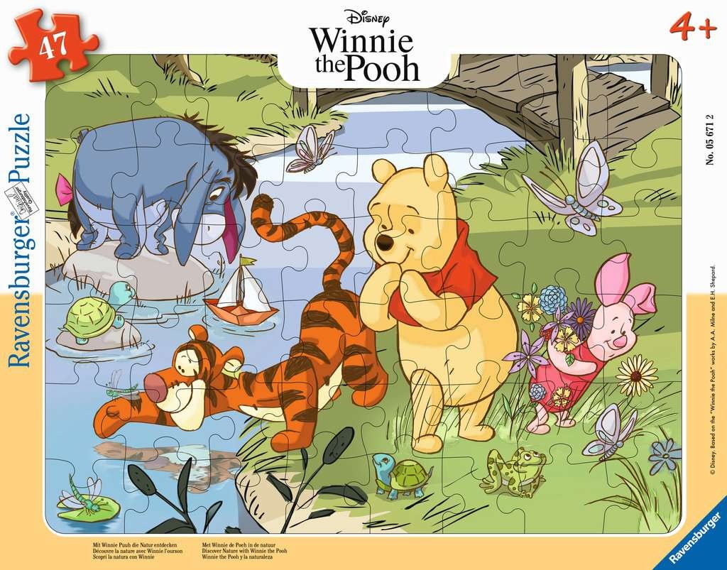 Ravensburger pusle Discover Nature with Winnie the Pooh 47-osaline 05671