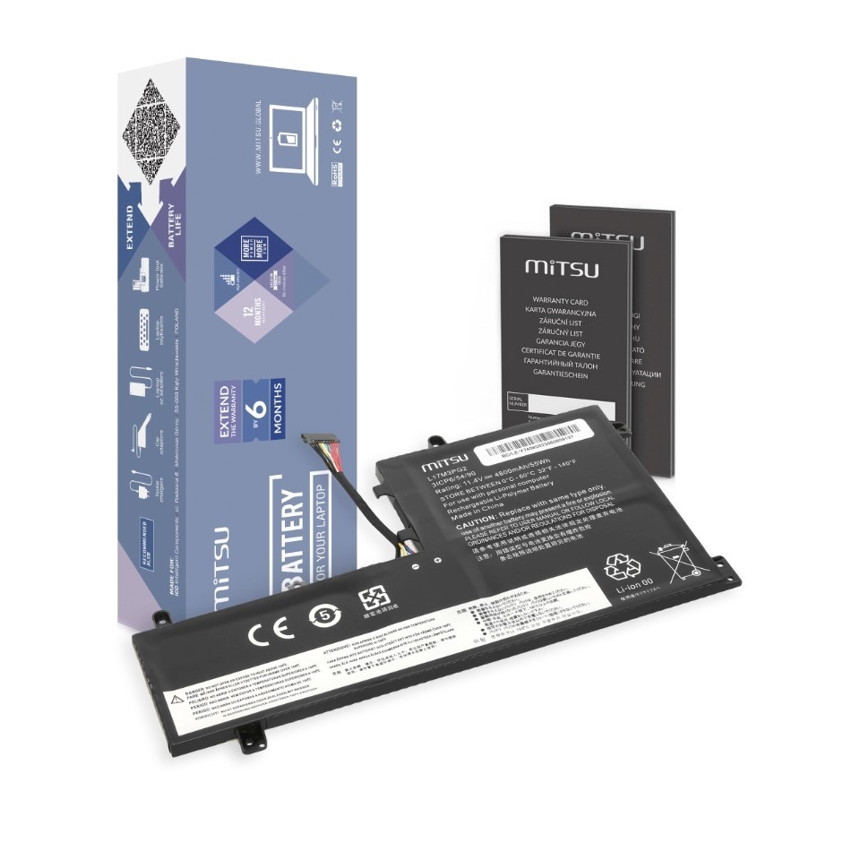 Mitsu sülearvuti aku Mitsu Lenovo Legion Y530 Y730 Y7000 L17C3PG