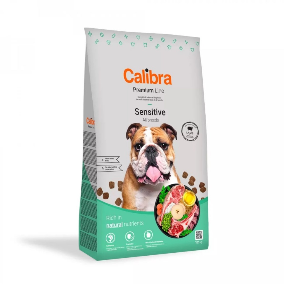 Calibra kuivtoit koerale Dog Premium Sensitive Lamb, 12kg