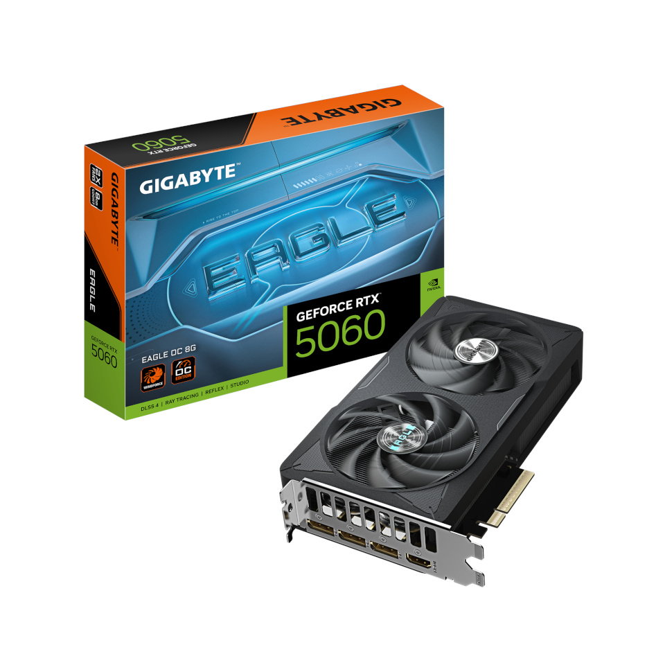 Gigabyte videokaart Rtx5060 8gb GDDR7/gv-n5060eagle Oc-8gd