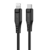 Acefast kaabel USB MFI Acefast C3-01, USB-C do Lightning, 30W, 1.2m (must)