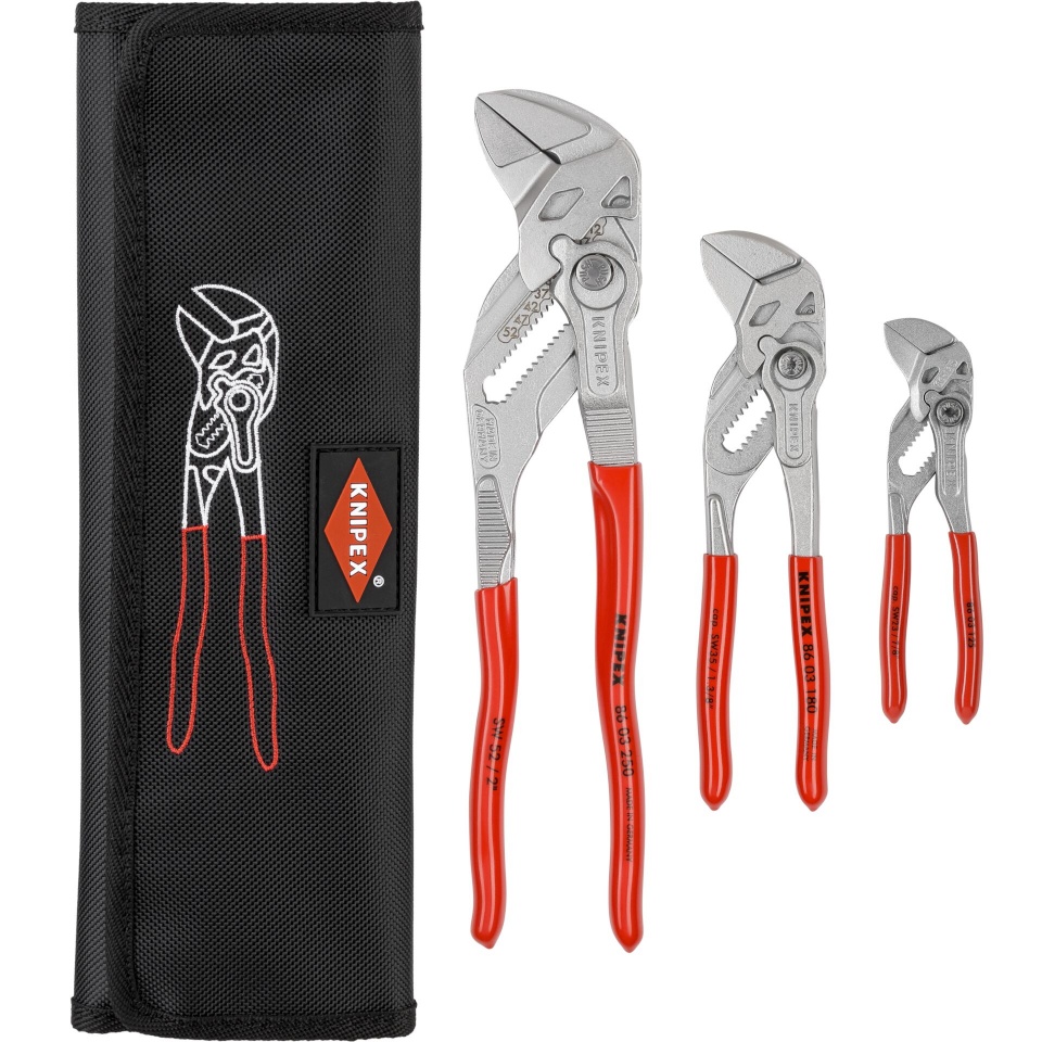 Knipex tangide komplekt Set of Pliers 3-osaline
