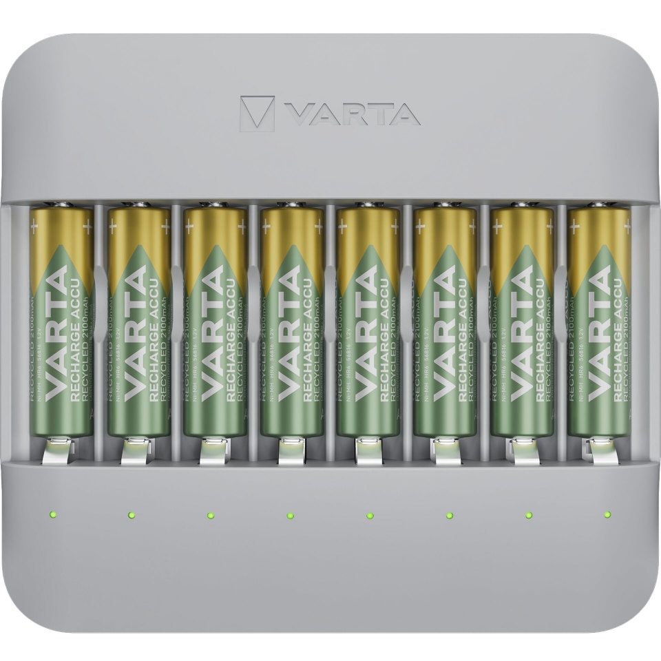 Varta laadija Eco Charger Multi Recycled + 8 x 2100 mAh AA 57682 101 121