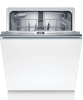 Bosch integreeritav nõudepesumasin SMV4EAX28E Series 4 Fully Integrated Dishwasher, 60cm, valge