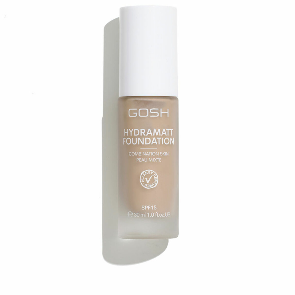 Gosh Copenhagen jumestuskreem HYDRAMATT Nº 006-Medium Light - Red Spf 15 30ml