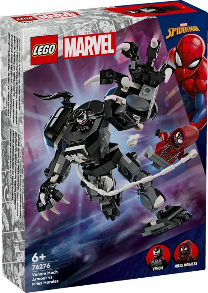 LEGO klotsid 76276 Marvel Super Heroes Venom Mech vs. Miles Morales