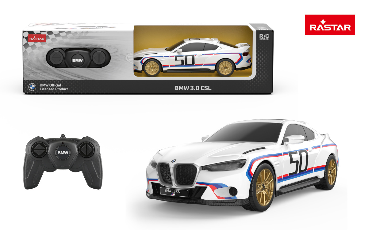 Rastar raadio teel juhitav auto R/C 1:24 BMW 3.0 CSL, 92900